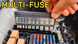 How to replace multi fuse strip in Kia Sportage