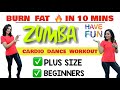 Simple Zumba Dance Workout For Beginners At Home -  10 Mins Easy Cardio Exercises For Weight loss