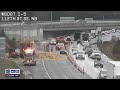 Hay catches fire on I-5 in Everett | FOX 13 Seattle