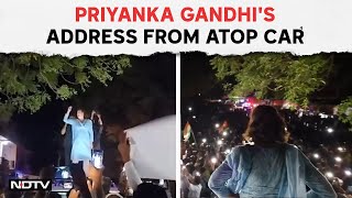 Priyanka Gandhi News | No Mic? No Problem. Priyanka Gandhi's Address From Atop Car In Raebareli