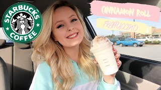 CINNAMON ROLL FRAPPUCCINO || STARBUCKS || FIRST IMPRESSION