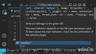 gif creator using imageio in python