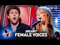 Breathtaking Female Voices in the Blind Auditions of The Voice