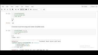 Conversion between data types