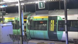 Southern Electrostars 377-142 and 377-421 at Preston Park Station, 30th December 2024