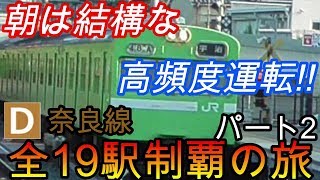 【全駅制覇シリーズ】JR奈良線の全19駅制覇を目指してみた　パート2(鉄道旅行)