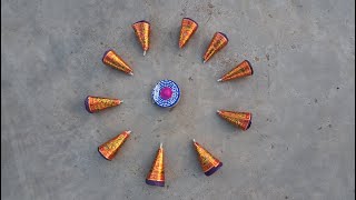 bhoochakram vs flower pot crackers | భూచక్రం VS చిచ్చుబుడ్డి | memlocal experiments