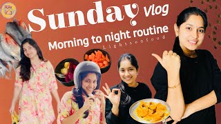 A sunday vlog morning to night routine || ఈ ఆదివారం నా రోజు ఇలా గడిచింది || lightsonfood