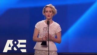 Sarah Paulson Wins Best Actress in a Limited Series | 22nd Annual Critics' Choice Awards | A&E