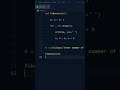 Fibonacci in python #python #learnpython #programming