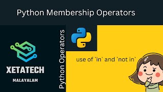 Python Basics in Malayalam - Part 10 - Operators - Membership