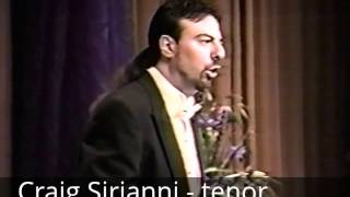 Craig Sirianni - tenor  