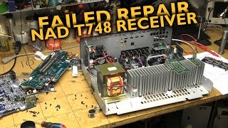 FAILURE! NAD T748 standby issue troubleshooting/teardown