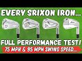 EVERY SRIXON IRON! - 75mph Full Performance Test! ZX4, ZX5, ZX7 & Z-Forged Tested on GC Quad