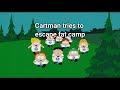 Cartman tries to escape fat camp #southpark