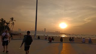 EP : 3 บรรยากาศเมืองพัทยา บรรยากาศหาดพัทยาสวยมาก