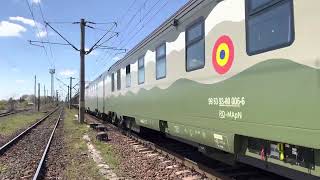 TFC 10092 și tren militar plecare Rosiori Nord