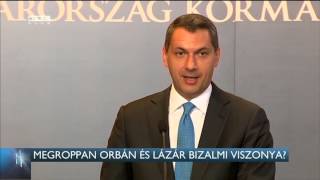 Megroppant Orbán Viktor és Lázár János bizalmi viszonya? 15-10-29