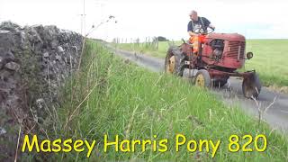 Massey Harris Pony 820 Verge Mowing.