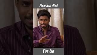Harsha Sai - For U Revealed His Income Source | Harsha Sai new video #shorts
