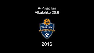 Tallink tournament 2016, A-pojat Fun Alkusarja EBT Black - MaSu