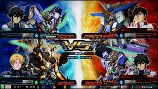 【EXVSMB_ON】フルセイバー（後衛）　（銀プレ・機体熟練度★15）視点、対戦動画　（高画質）