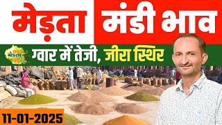 मेड़ता मंडी भाव | आज का मंडी भाव | Mandi Bhav Today | Merta Mandi Bhav | Aaj Ka Mandi Bhav 11.01.25