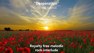 Royalty Free Music // Rock Interlude "Desperation"
