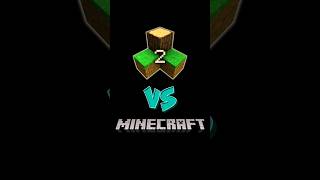 MINECRAFT vs SurvivalCraft 2 ( PART 2 ) WHO is better  ? #minecraft #shorts