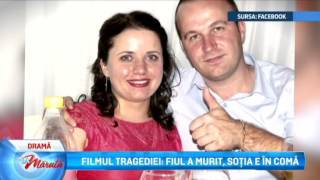 Filmul tragediei Fiul a murit, sotia e in coma...