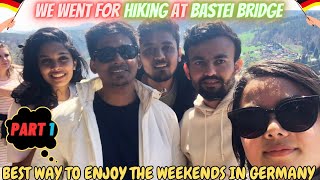 Vlog 5: We Went for Hiking at Bastei Bridge | Part 1 | Saxony Switzerland | Student life in Germany