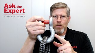 Shackles: How to safely connect two sling legs