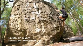 [181] Le Moulin à Vent (Red Circuit #6) - Isatis // Fontainebleau