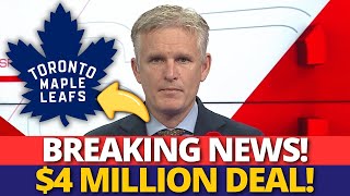 BREAKING! IS HAPPENING  THIS NEWS Caught EVERYONE BY SURPRISE! MAPLE LEAFS NEWS