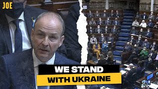 Taoiseach Micheál Martin: We stand with Ukraine