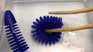 Shape memory effect in 3D printed PLA snake