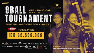 🔴 SPOT BILLIARDS 9 BALL OPEN HANDICAP ( 4, 5, 6, 7, 8 )