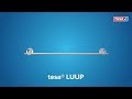 How to apply the chromed, round tesa® Luup single towel bar