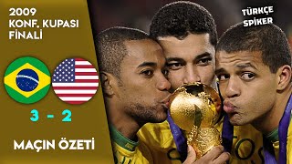 Brezilya 3-2 ABD | MÜTHİŞ GERİ DÖNÜŞ - 2009 Konfederasyon Kupası Finali - Türkçe Spiker