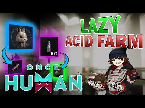 UNIQUE HUMAN ACID FARM GUIDE! MAKE MODIFIED CHOPS THE LAZY WAY! ACID PASSIVE FARMING! LAZY ACID FARMING!