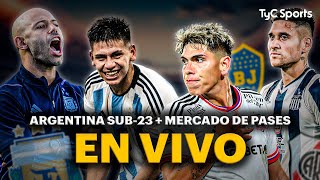 EN VIVO 🔴 ARGENTINA vs PERÚ + MERCADO DE PASES | Boca, River, Independiente, Racing y más novedades⚽