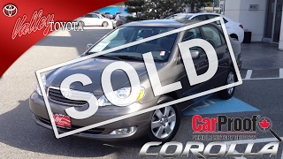 (SOLD) 2005 Toyota Corolla LE Preview, For Sale At Valley Toyota Scion In Chilliwack B.C. #14508A