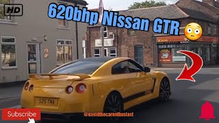 620bhp R35 GTR Accelaration through village