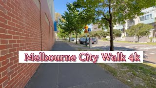 Melbourne CBD Walk 4K