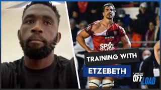 Siya Kolisi sums up training with Eben Etzebeth in brilliant story | RugbyPass Offload