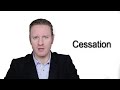 Cessation - Meaning | Pronunciation || Word Wor(l)d - Audio Video Dictionary