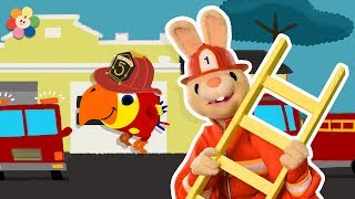 Kids Vocabulary - Fireman | Harry \u0026 Larry Full Episodes | Educational Learning Videos by Baby First