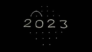 #RangoliShorts - New year Rangoli 2023 New year Kolam New year Muggulu 2023 नए साल रंगोली #shorts