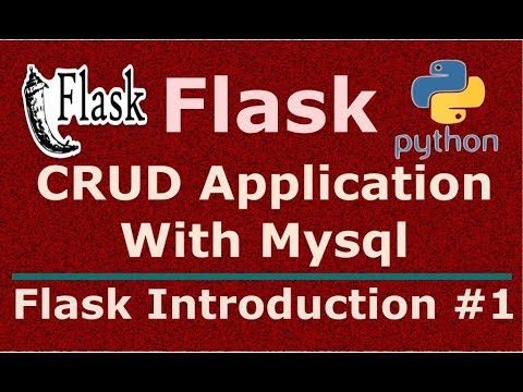 1 Python Flask CRUD Application With Mysql Introduction - YouTube