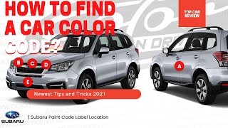 HOW TO FIND A CAR COLOR CODE, THE NEWEST TRICK 2021